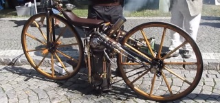 ROPER 1869 - The FIRST Steam-powered Motorcycle in the World