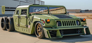 World's First 6x6 Humvee Powered by a Supercharged Hellcat Engine