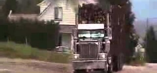 How Not to Drive a Huge Logging Truck with Pitch Black Smoke Coming Out Of Its Pipes!