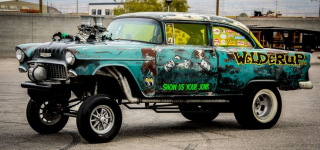 RAT GASSER: Steve Darnell's Freaked-Out '55 Vintage Chevy Drag Car