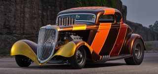 1934 Ford Coupe Hot Rod with Hemi Engine Known as Saint Christopher